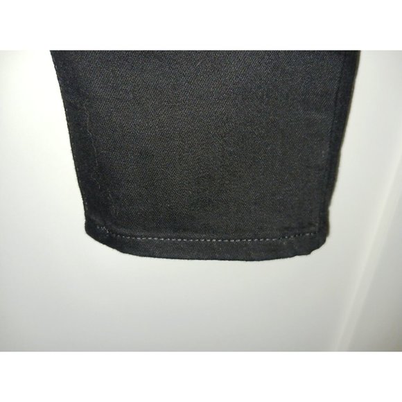 OLD NAVY 14Short Black Mid Rise Pop Icon Cotton Blend Skinny Jeans 26" inseam - Picture 5 of 6